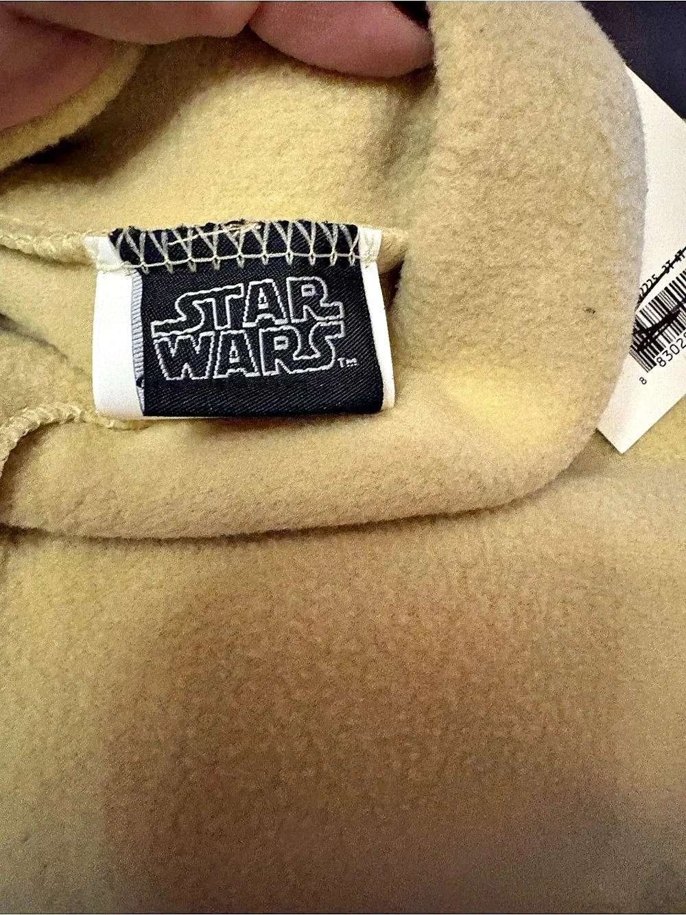 Star Wars Grogu 2 Piece Set Kids Robe Yellow & Green 3T-4T NWT